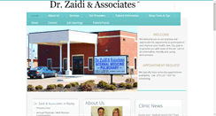 Desktop Screenshot of drzaidi.com