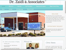 Tablet Screenshot of drzaidi.com